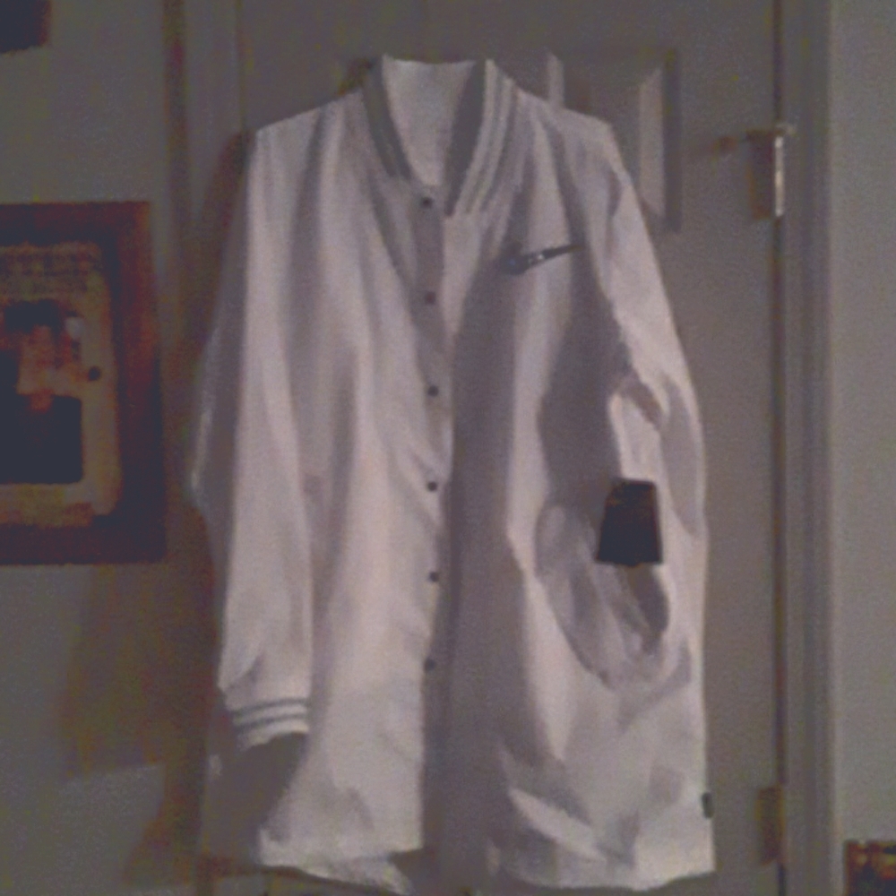 Nike long field jacket missized